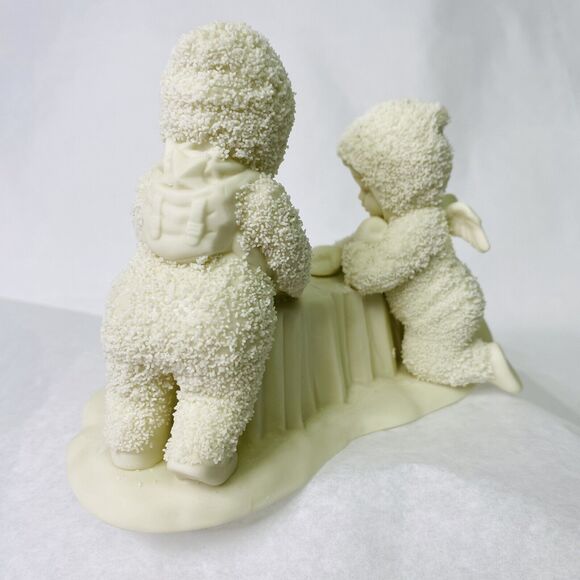 Department 56 Snowbabies "Stars In-A-Row Tic-Tac-Toe" Figurine Statue Retired - Picture 6 of 13